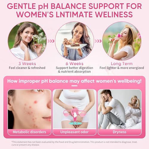 Feminine Probiotische Gummis mit Ulmenrinde – 60 Ananas-Gummis für Frauen, pH-Balance, Vaginalflora, Darmgesundheit & Immunsystem, Präbiotika & Lactobacillus-Mischung (Ananas)