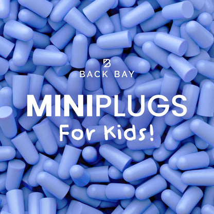 MiniPlugs – Gehörschutzstöpsel für Kinder (Alter 4-9) Hautfreundlich, Laborgeprüft, Extra Klein, Schlaf- und Konzertschutz, Geräuschreduzierung
