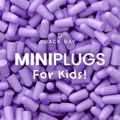 MiniPlugs – Ohrstöpsel für Kinder (Alter 4-9) – Hautsichere, laborgetestete, extra kleine Kinder-Ohrstöpsel zum Schlafen, schlanke Passform, Lärmminderung, Konzertgehörschutz