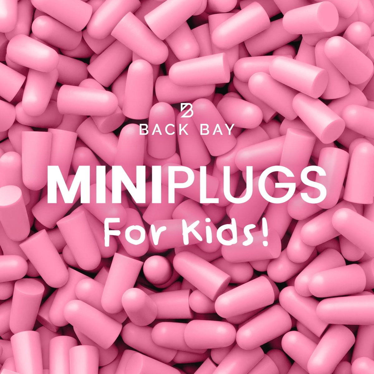 MiniPlugs – Gehörschutzstöpsel für Kinder (4-9 Jahre) | Hautsichere, extra kleine Ohrstöpsel für Schlaf, Konzert & Lärm | Memory-Schaum | Pink