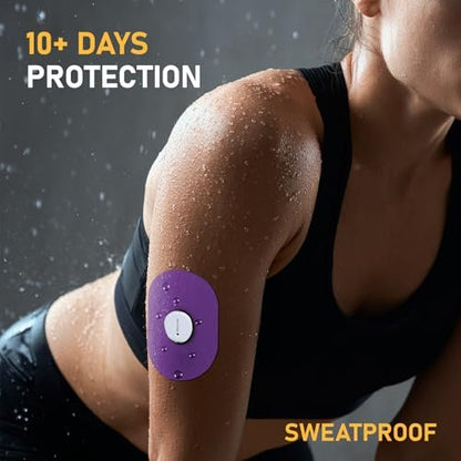 ANGTICS 30 Stück Dexcom G7 Überpflaster, super wasserdichtes PU-Material, vorgeschnittene CGM-Sensor-Patches, hypoallergen, atmungsaktiv, 10+ Tage Halt, Sensor nicht enthalten (Regenbogen)