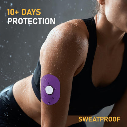 ANGTICS 30 Stück Dexcom G7 Überpflaster, super wasserdichtes PU-Material, vorgeschnittene CGM-Sensor-Patches, hypoallergen, atmungsaktiv, 10+ Tage Halt, Sensor nicht enthalten (Regenbogen)