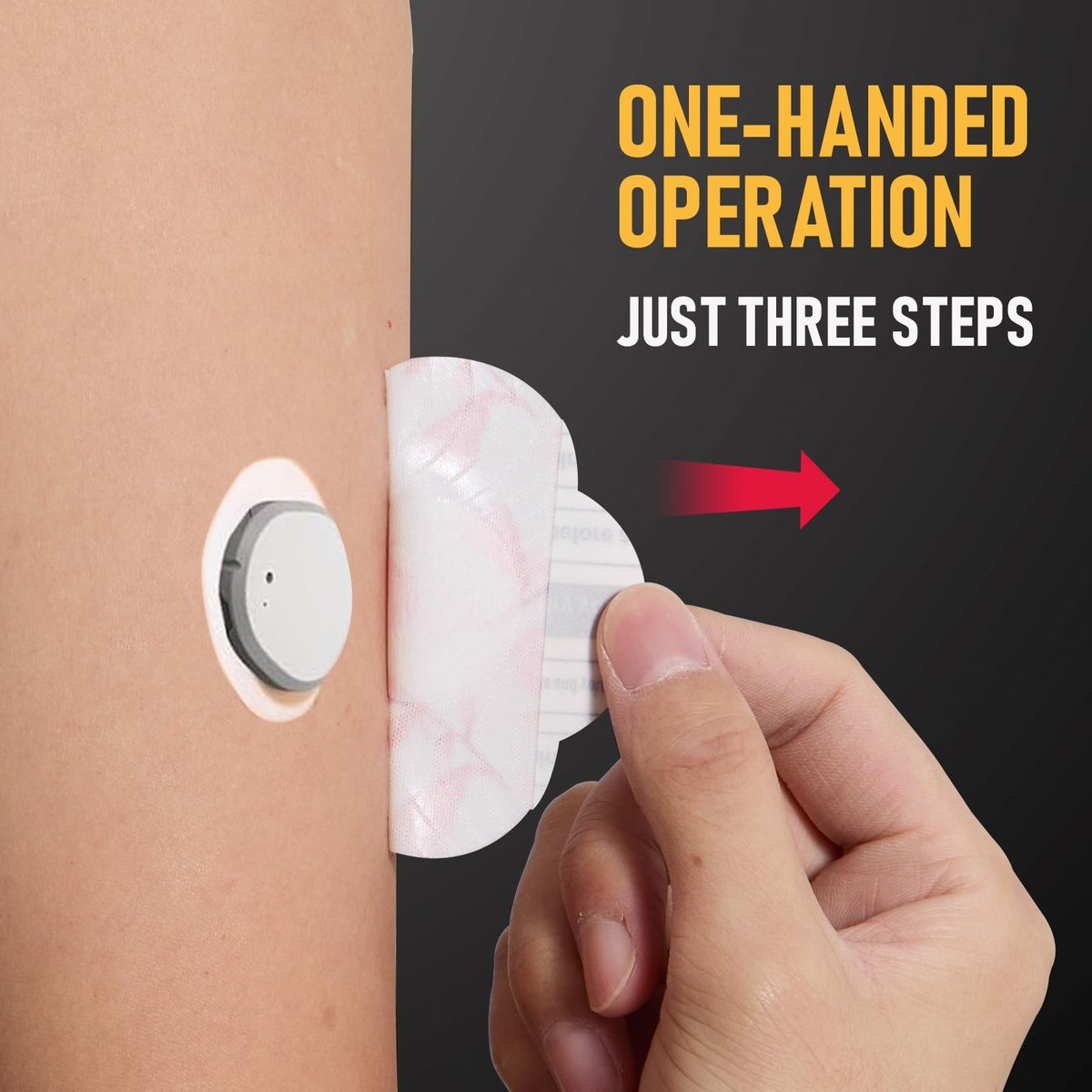 ANGTICS 30 Stück wasserdichte Dexcom G7 Patches, atmungsaktive CGM-Sensor-Patches mit Blumenformen, Easy-Peel-Tab Stelo Overpatch, Glukosemonitor-Patch langlebig 10-14 Tage (Wildflower Breeze)