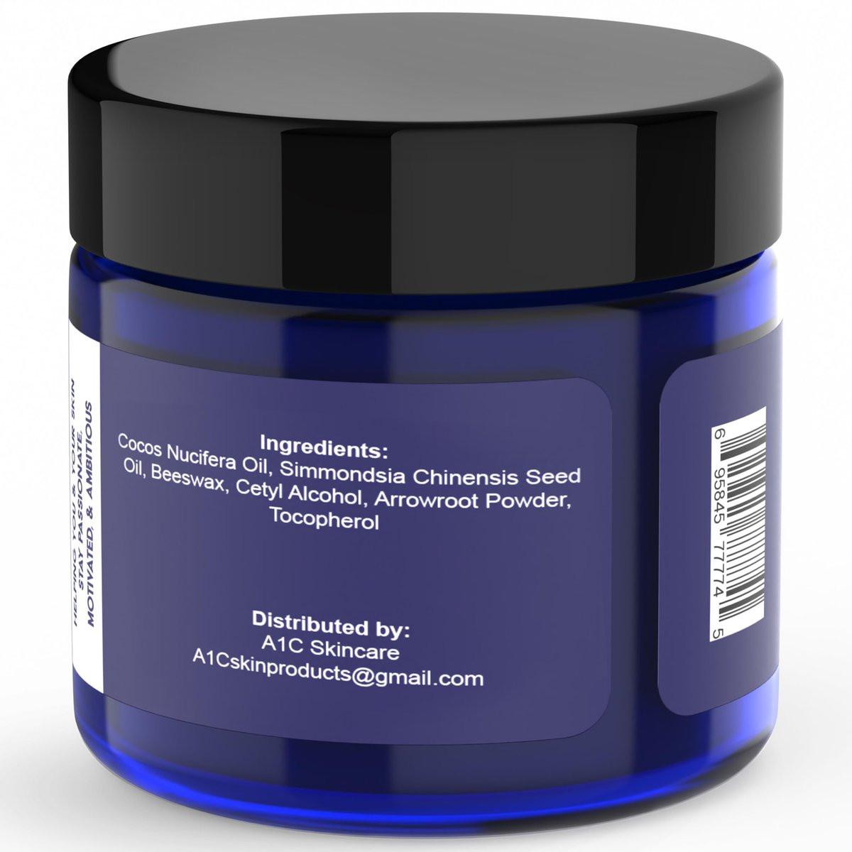 A1C BOLD SKINCARE Diabetic Care Balm – Pflegebalsam für Diabetiker mit Bienenwachs & Vitamin E, Feuchtigkeitscreme für trockene, rissige Hände & Füße, lang anhaltende Hydratation für empfindliche Haut, 56 g