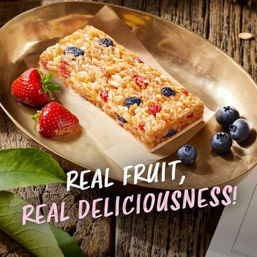 LUNA Berry Bars - Beeren-Mix Geschmack - Ballaststoffreiche Müsliriegel - Non-GMO - Glutenfreie Proteinriegel - Mit Bio-Hafer (6er Pack)