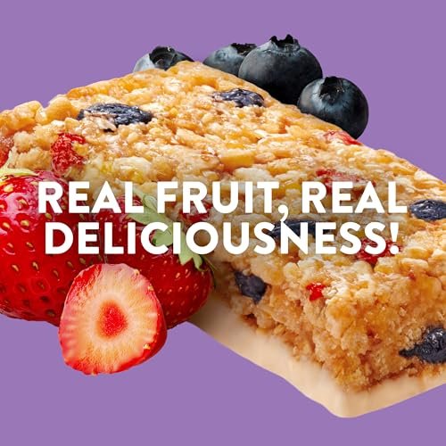 LUNA Berry Bars - Beeren-Mix Geschmack - Ballaststoffreiche Müsliriegel - Non-GMO - Glutenfreie Proteinriegel - Mit Bio-Hafer (6er Pack)