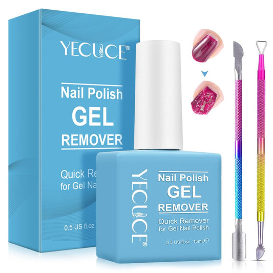 Gel-Nagellackentferner | Gel Polish Remover für Nägel | Professionell & Schnell in 3-5 Minuten – Inklusive Nagelhautschieber und Nagellackentferner-Werkzeuge