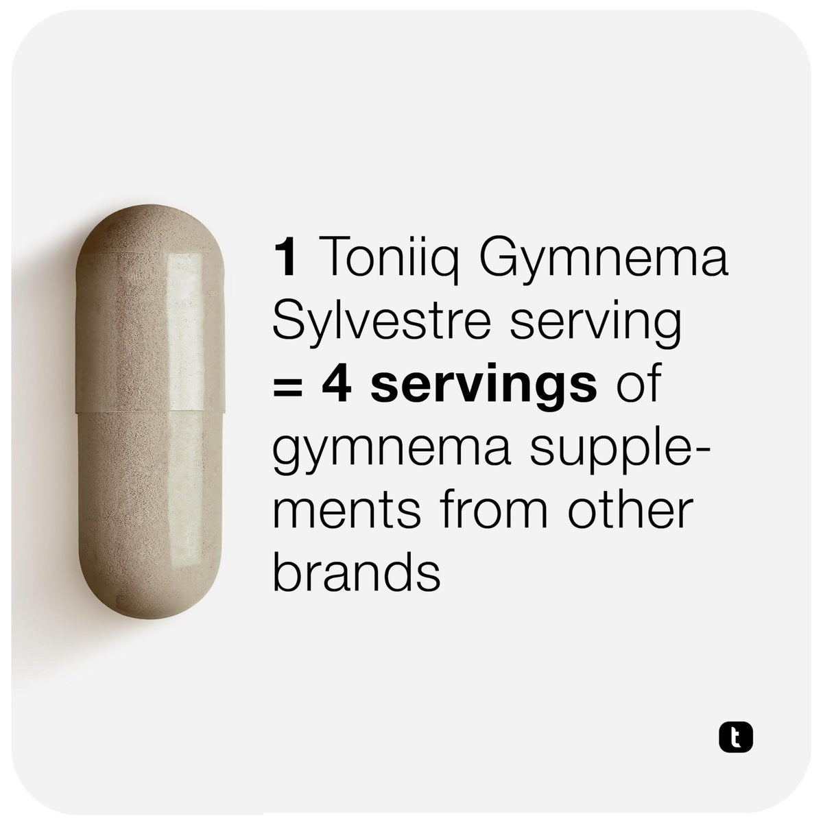 Toniiq Gymnema Sylvestre – Ultrahochwirksamer 25:1 Extrakt, standardisiert auf 75% Gymnemsäuren – 500 mg klinische Dosis – dreifach auf Reinheit getestet – 120 vegane Kapseln