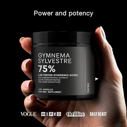 Toniiq Gymnema Sylvestre – Ultrahochwirksamer 25:1 Extrakt, standardisiert auf 75% Gymnemsäuren – 500 mg klinische Dosis – dreifach auf Reinheit getestet – 120 vegane Kapseln