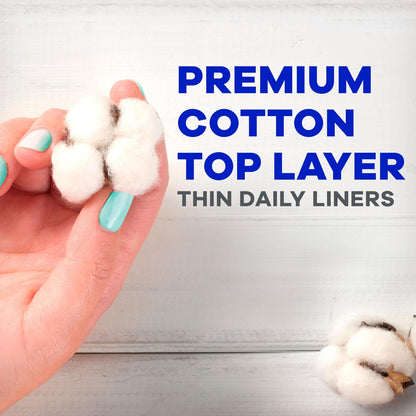 Always Panty Liners für Damen – Premium Baumwoll-Slipeinlagen, 200 Stück