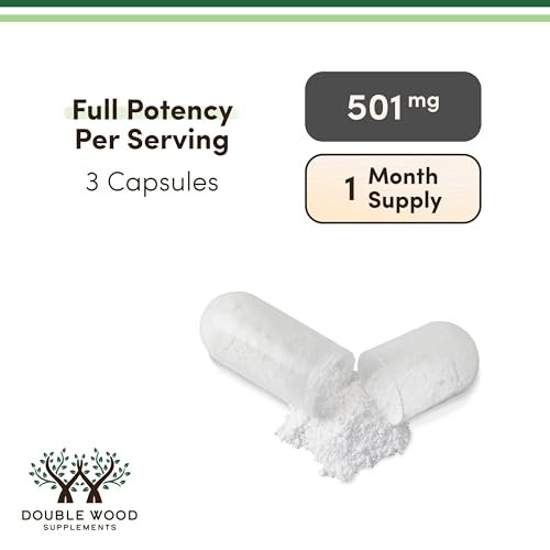 ZMA Supplement für Männer und Frauen (Über 100% des Tagesbedarfs an Zink, Magnesiumaspartat, Vitamin B6) 501 mg, 90 Kapseln für Erholung und aktiven Lebensstil von Double Wood Supplements