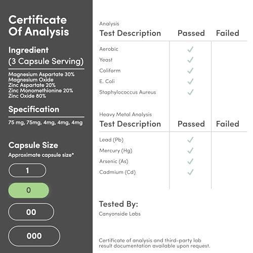 ZMA Supplement für Männer und Frauen (Über 100% des Tagesbedarfs an Zink, Magnesiumaspartat, Vitamin B6) 501 mg, 90 Kapseln für Erholung und aktiven Lebensstil von Double Wood Supplements