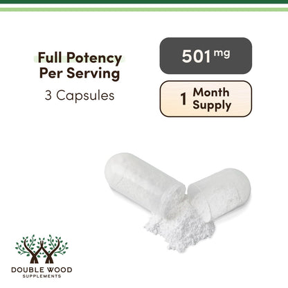 ZMA Supplement für Männer und Frauen (Über 100% des Tagesbedarfs an Zink, Magnesiumaspartat, Vitamin B6) 501 mg, 90 Kapseln für Erholung und aktiven Lebensstil von Double Wood Supplements