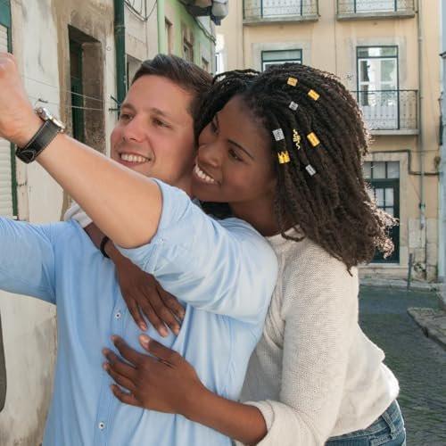 180-teiliges Haar-Geflecht-Zubehör – Haar-Schmuck für Braids, Loc-Schmuck, Haar-Manschetten für Frauen, Legierung, Spiral-Coil-Haar-Clips, Zopfringe, Dekoration
