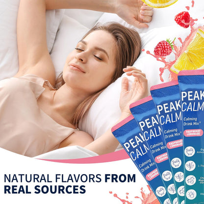 40 Portionen Super Cortisol Calm Drink mit Magnesiumglycinat, Ashwagandha, L-Theanin & Vitamin D3 | Magnesiumglycinat-Pulver für Entspannung, Fokus & Schlafunterstützung | Himbeer-Zitronen-Limonade | Ohne Zucker