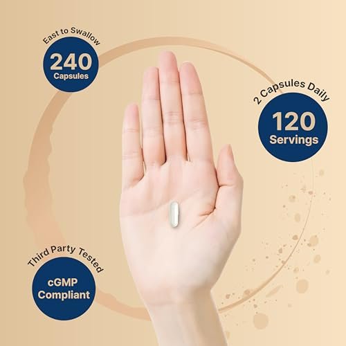 NatureBell 12-in-1 Magnesium Komplex 1000mg, 4-Monate Vorrat – Magnesiumglycinat, Citrat, Taurat, Malat & mehr – Hochabsorbierend für Männer & Frauen – Chelatiert & Gereinigt – 240 Kapseln