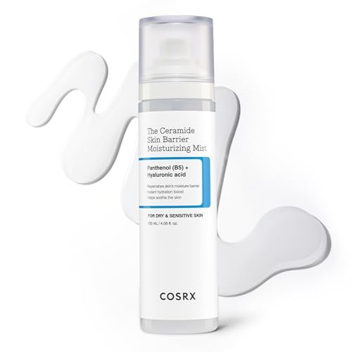COSRX Barrier Cream Face Mist – Milchiger Toner mit Ceramiden & Hyaluronsäure, feuchtigkeitsspendender und beruhigender Gesichtsspray für alle Hauttypen, 120 ml (4,06 fl.oz), Koreanische Hautpflege