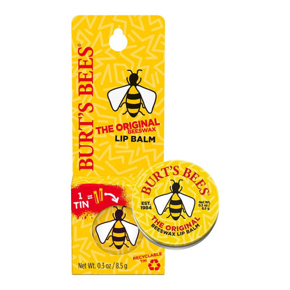 Burt's Bees Original Bienenwachs Lippenbalsam Dose, 0,3 Unzen
