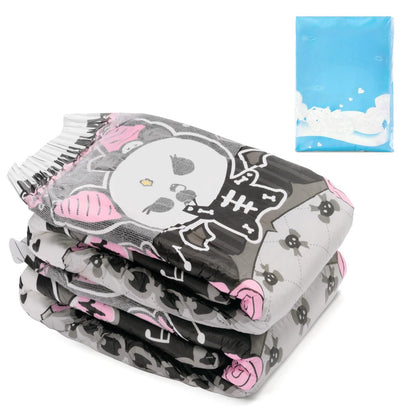 Littleforbig Ultra Saugfähige 7000 ml Windel 2 Stück - Goth Brat (Medium 28-38 Zoll)