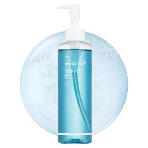 medicube Zero Pore Blackhead Cleansing Oil – Sanftes Reinigungsöl für alle Hauttypen, Make-up Entferner & tägliche Gesichtsreinigung, Koreanische Hautpflege (205 ml)
