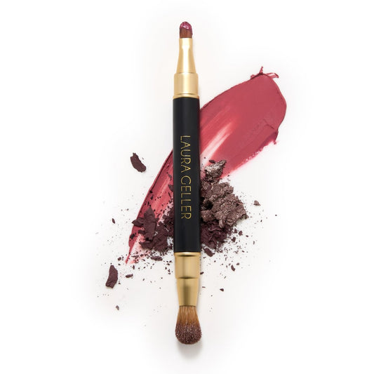 LAURA GELLER NEW YORK Professionelle Make-up Pinsel – 22 Dual-Ended Lippen- und Lidschattenpinsel, tierversuchsfrei