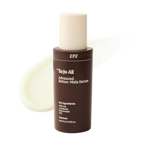 Dr.Reju-All Advanced Retino-Mela Serum – HPR Retinol Serum für das Gesicht – Anti-Aging, Porenverfeinerung, nächste Generation koreanischer Hautpflege – Sanft & anfängerfreundlich – Niacinamid 10% & TXA 4% – 30 ml