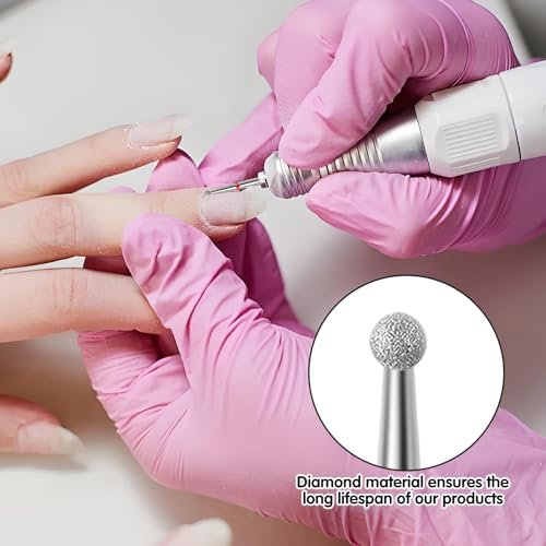 30-teiliges Pediküre-Set mit Diamant-Nagelbohrern – Professionelle und sichere Nagelhautbohrer für elektrische Maniküre & Pediküre