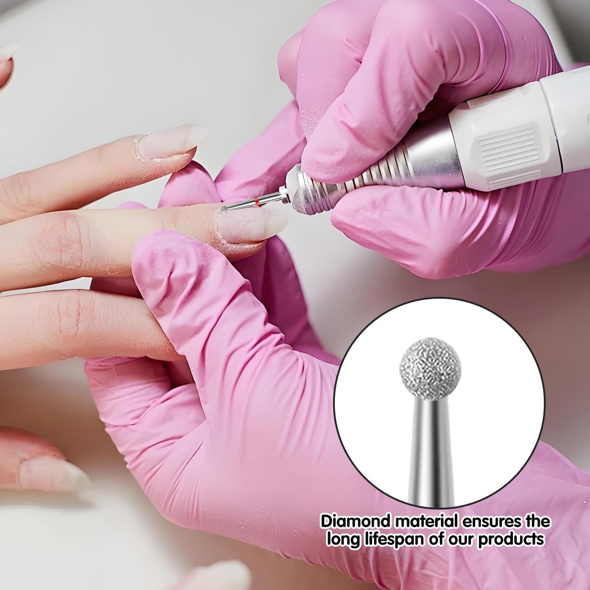 30-teiliges Pediküre-Set mit Diamant-Nagelbohrern – Professionelle und sichere Nagelhautbohrer für elektrische Maniküre & Pediküre