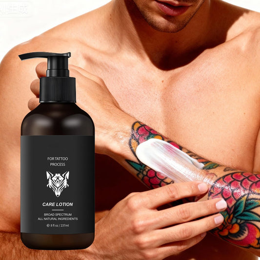 YAFUSIPE Tattoo Aftercare Lotion – Tattoo-Pflegecreme für neue & alte Tattoos, tägliche Feuchtigkeitspflege, Farbverbesserung, 240 ml