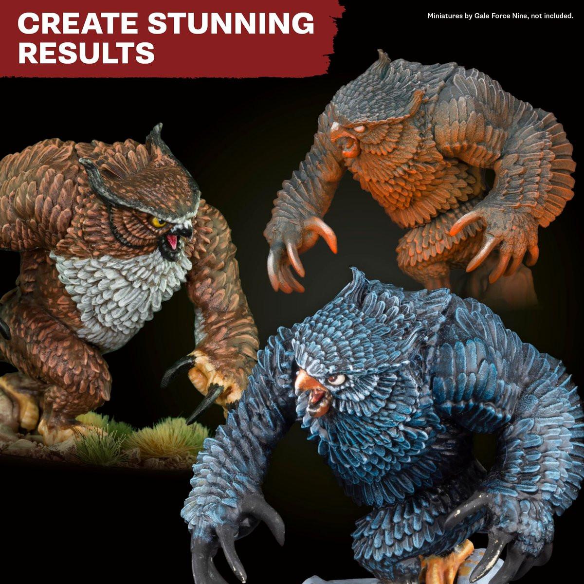 The Army Painter Masterclass Drybrush Set – 3 Größen Hobby Pinsel aus Ziegenhaar: 15mm Mighty Drybrush, 12mm Moderate Drybrush, 7mm Miniature Drybrush für Tabletop-Rollenspiele