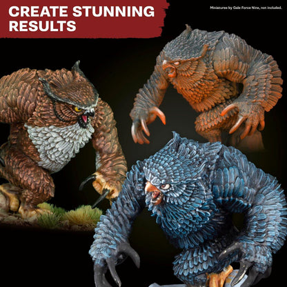 The Army Painter Masterclass Drybrush Set – 3 Größen Hobby Pinsel aus Ziegenhaar: 15mm Mighty Drybrush, 12mm Moderate Drybrush, 7mm Miniature Drybrush für Tabletop-Rollenspiele