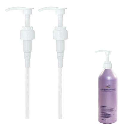 Shampoo-/Conditioner-Pumpe kompatibel mit Pureology, 2 Pumpen, 1 L/33,8 oz., Pumpspender für Pureology Shampoo und Conditioner, Weiß