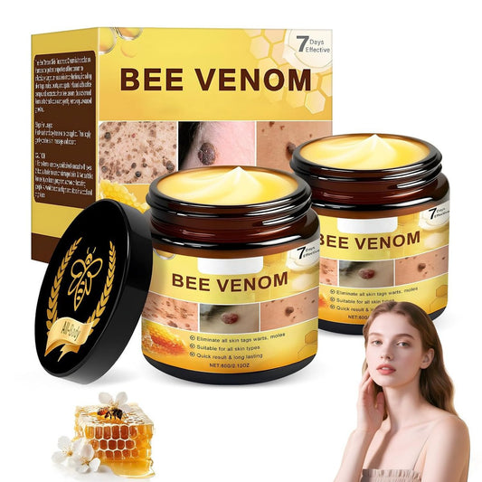2er-Pack Bienen Gift Hautpflege-Creme, Bienengift All-in-One-Creme für Körperpflege - Gesichtsstraffung & Festigung für alle Hauttypen, Bienengift All-in-One-Creme