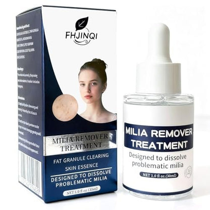 Milia-Entferner Behandlung für Gesicht & Augen, Salicylsäure-Serum gegen Fettgranulat, Akne-Fleckenbehandlung, Hautglättungsessenz, 30 ml