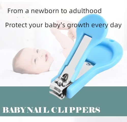 XUJINCN Baby Nagelknipser im 2er-Pack – Nagelknipser für Babys Finger und Zehen – Blau und Pink – Ideal für Säuglinge, Kleinkinder und Kinder