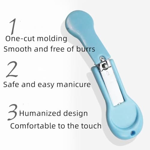 XUJINCN Baby Nagelknipser im 2er-Pack – Nagelknipser für Babys Finger und Zehen – Blau und Pink – Ideal für Säuglinge, Kleinkinder und Kinder