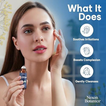Bio Helichrysum Ätherisches Öl Roll-On 10 ml – Natürliche Aromatherapie für Hautpflege, Entspannung, Stressabbau & tägliches Wohlbefinden – Nexon Botanics