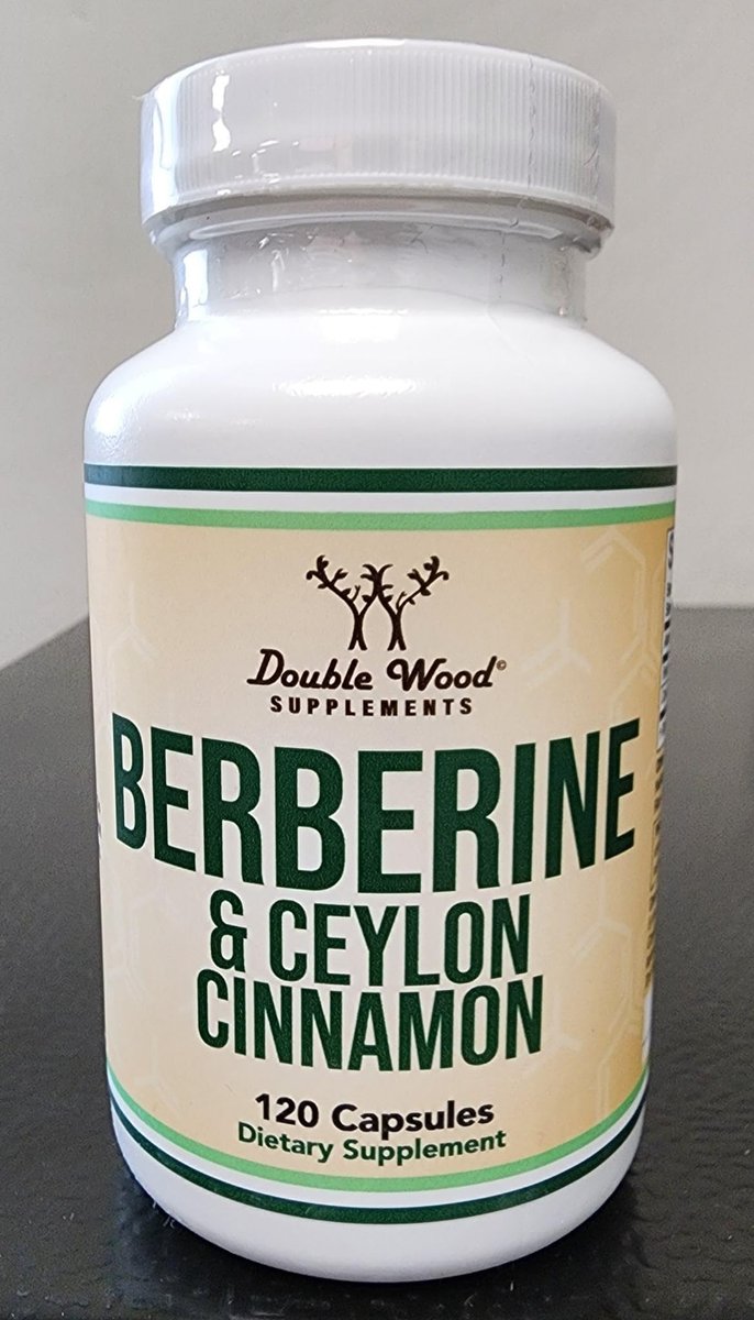 Berberin mit Ceylon-Zimt – 120 Kapseln für Stoffwechsel und metabolische Gesundheit, drittanbietergetestet, vegan, nicht-GVO, glutenfrei von Double Wood