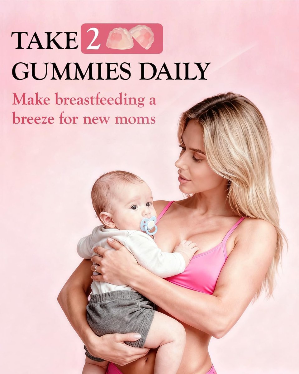 Lactation Support Gummies – Kräutermischung mit Bockshornklee, Moringa & Fenchel – Postnatale vegane Vitamine B12 & D3 – Natürlicher Milchbildung-Booster für stillende Mütter – Himbeergeschmack, 60 Gummis