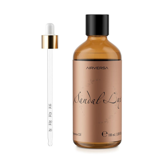 Airversa Diffuser Öl, Duftöl 3,38 Fl Oz | 100 ml – Santal Lux