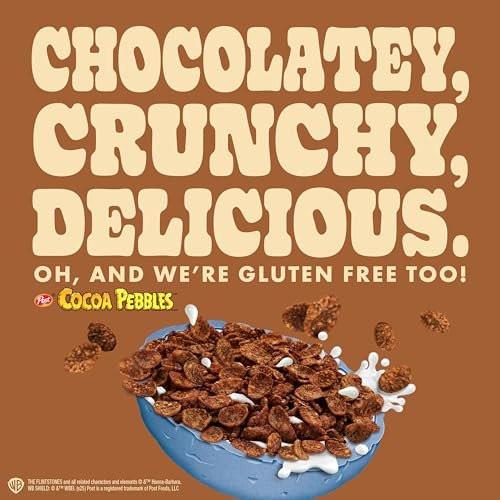 Pure Protein Cocoa PEBBLES™ Proteinriegel – 20g Protein, 4g Zucker, 180 Kalorien (4er Pack) Zuckerarmer* High-Protein-Snack, glutenfrei – perfekt für einen gesunden Snack