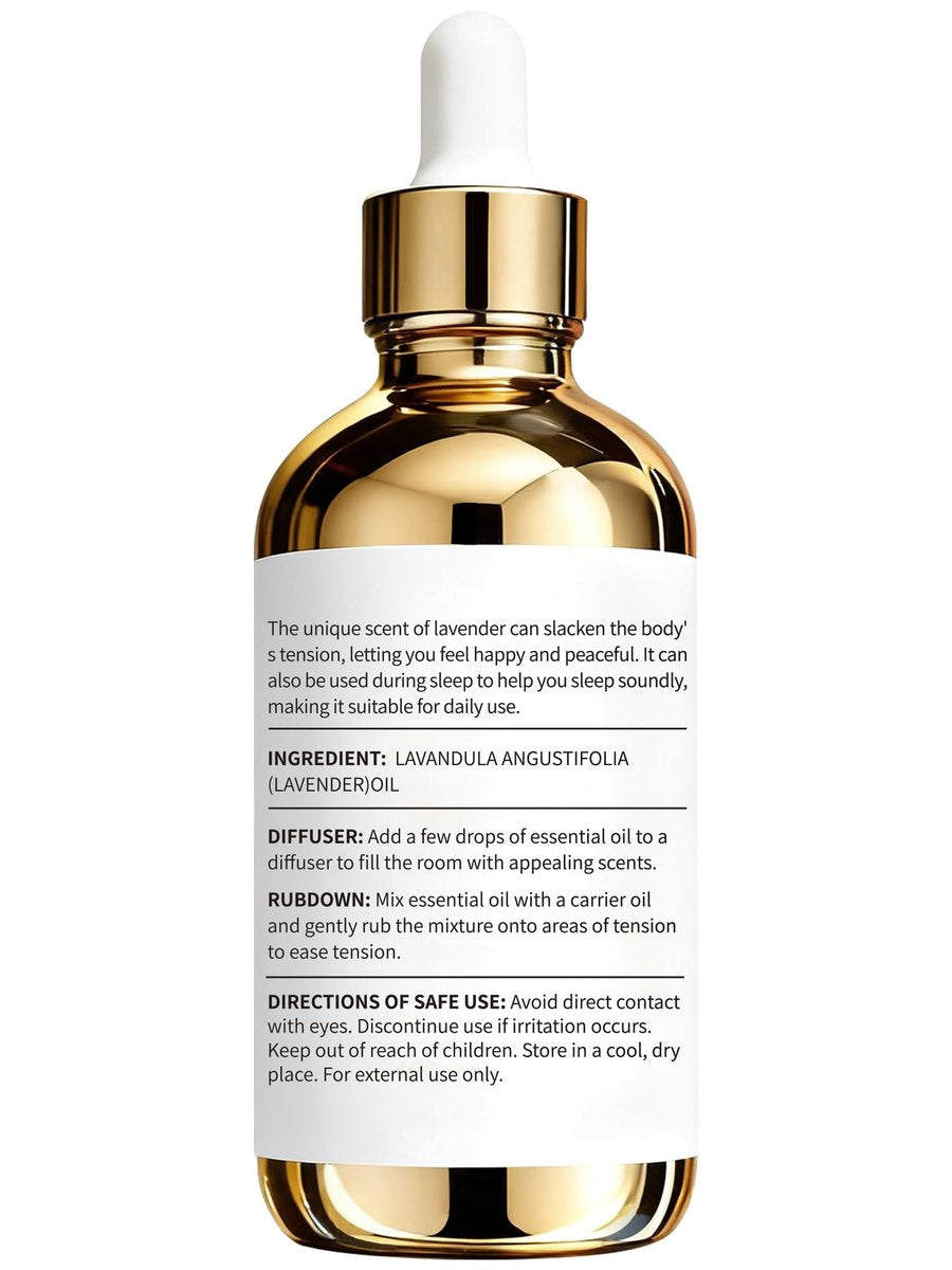 100% Reines Lavendelöl 4 fl oz – Ätherisches Öl für Haut, Diffuser, Haushalt, Kerzenherstellung, Geschenke für Frauen – Lavendelöl für Diffuser hilft beim Entspannen