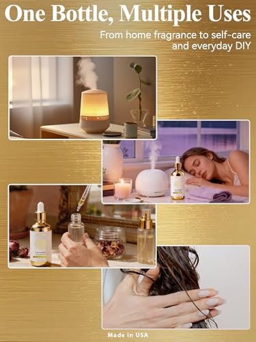 100% Reines Lavendelöl 4 fl oz – Ätherisches Öl für Haut, Diffuser, Haushalt, Kerzenherstellung, Geschenke für Frauen – Lavendelöl für Diffuser hilft beim Entspannen