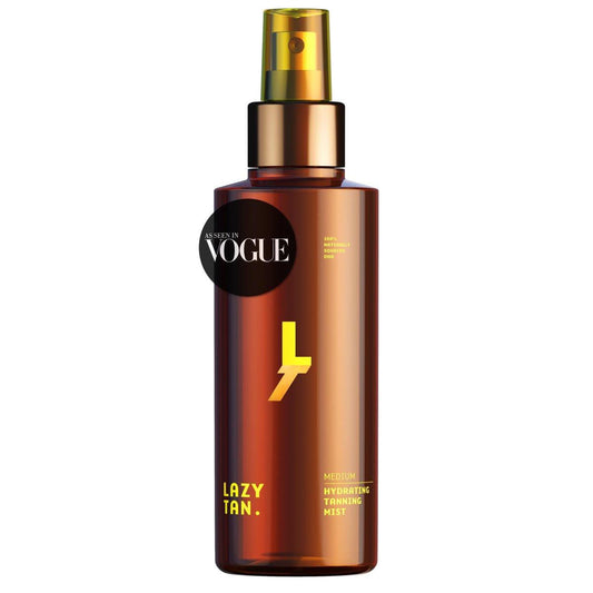 Lazy Tan Face Tan Mist – Selbstbräuner-Spray, wasserfest, mühelos & natürlich aussehend, allmählicher Sun-Kissed Glow, für Gesicht & Körper, feuchtigkeitsspendend mit Vitamin C & E