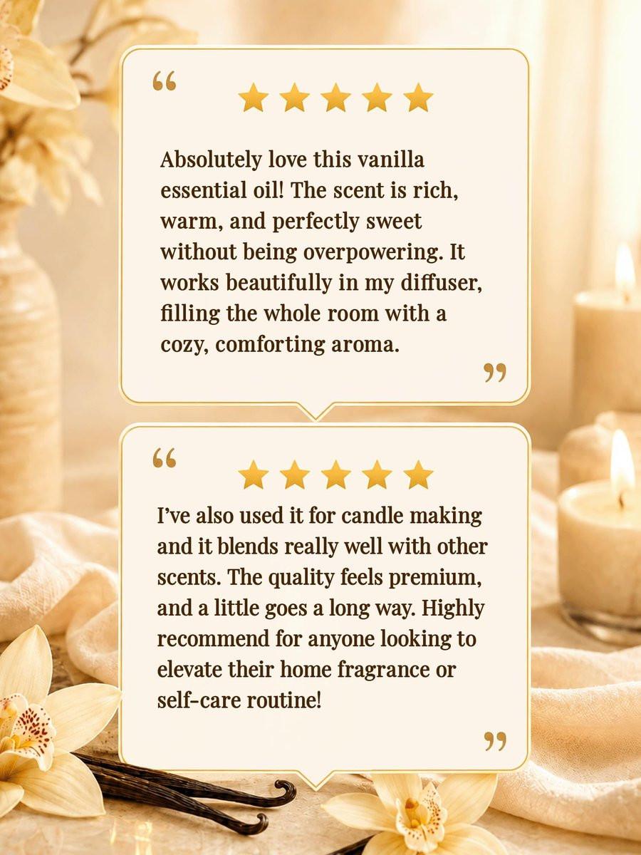 100 % reines Vanille-Essentialöl, 4 Fl Oz, Vanilleöl für Diffuser, Raumduft & Aromatherapie, Ätherische Öle für Diffuser für Zuhause & Hautpflege & Körperpflege, Kerzenduft für Kerzenherstellung