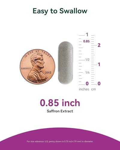 Safran Kapseln 88,5 mg mit Magnesium, Ashwagandha & L-Theanin – Happy Saffron Max – Steigert Energie & Stimmung, Unterstützt Augen- & Herzgesundheit – 60 vegane Kapseln, Non-GMO, Hergestellt in USA, 2-Monats-Vorrat