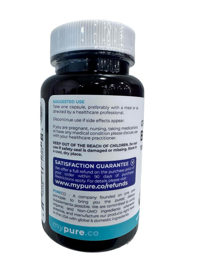 Bio Heidelbeerextrakt Kapseln - Hochdosiert 500 mg 10:1 Extrakt pro Kapsel - Vegan & Nicht-GVO - 2 Monate Vorrat