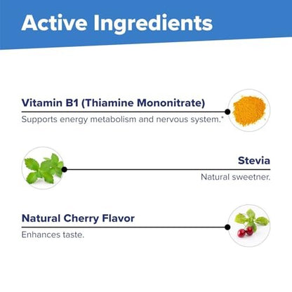 Superior Source Vitamin B1 (Thiamin) 100 mg – Mikro-Schnellschmelztabletten unter der Zunge, 100 Stück (2er-Pack) – Steigert den Stoffwechsel & Energieproduktion, Unterstützt das Nervensystem, Non-GMO