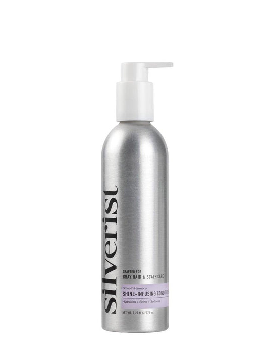 Silverist Smooth Harmony Shine Infusing Conditioner für graues, silbernes und weißes Haar – Silikonfreie Glanzpflege mit Hyaluronsäure & Reisprotein, Frizz-Kontrolle & Feuchtigkeit, 263 ml