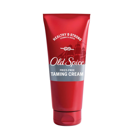 Old Spice Haarcreme für Männer – Frizz-Kontroll-Creme, Gesund & Stark mit Vitamin E & Biotin, Leichter Halt, 177 ml